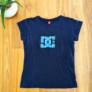 DC Blue Glitter Logo T-Shirt
